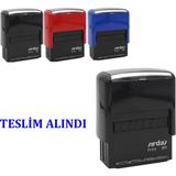 Sırdaş 911 Hazır Kaşe ( Teslim Alındı ) Mavi Mürekkep