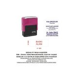 Sırdaş 911 Isim Ünvan Kaşesi -Pembe Makina