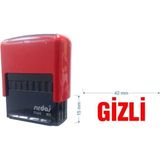 Sırdaş 911 Kaşe Kırmızı Makine Kırmızı Keçe "gizli" Yazısı
