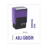 Sırdaş Aslı Gibidir - Kaşe - Mor Kaşe Mavi Mürekkep Sırdaş 910