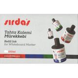 Sırdaş Beyaz Tahta Kalemi Mürekkebi Siyah 100Mm