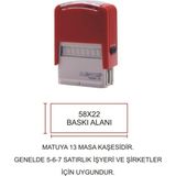 Sırdaş Firma ve Şirket Kaşesi Yazısı Dahil Matuya -