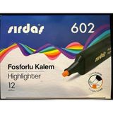 Sırdaş Fosforlu Kalem 2'Li Paket Turuncu 602