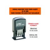sırdaş kaşe KAŞECİNİZ 5820 TARİH KAŞESİ - KAYGAN ZEMİN BASKISINA UYGUN