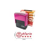 Sırdaş Öğretmen Kaşesi Aferin Yıldızlı 911 (36x14 Mm) Kırmızı Keçeli Otomatik Kaşe