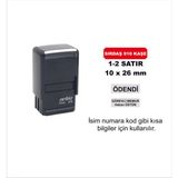 Sırdaş Otomatikkendinden Mürekkepli Kaşe ,baskı Yazı Lastiği Dahil