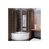 Sırduş 100X100 Sır-Lüks Oval Mini Küvet Üstü Duşakabin