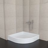 Sırduş 100x100x16 cm Oval Panelli Duş Teknesi