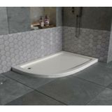Sırduş 100x90x6 cm Asimetrik Sol Flat Duş Teknesi