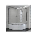 Sırduş 120×120 Sır-Lüks Oval Küvet Üstü Duşakabin