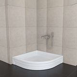 Sırduş 120x120x16 cm Oval Panelli Duş Teknesi
