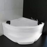 Sırduş 120X120X55 Oval Basamaklı Küvet, Beyaz - 120x120x55 cm