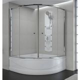 Sırduş 130×130 Sır-Lüks Oval Küvet Üstü Duşakabin