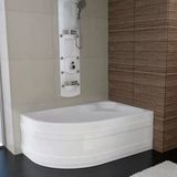 Sırduş 150X100X55 Asimetrik Sol Küvet, Beyaz - 100x150x55 cm