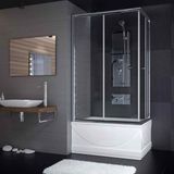 Sırduş 150X80 Sır-Lüks Düz Küvet Üstü Duşakabin Slk-11