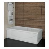 Sırduş 150X80X55 Oturmalı Düz Küvet, Beyaz - 80x150x55 cm