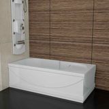 Sırduş 170X75X55 Düz Oturmalı Küvet, Beyaz - 75x170x55 cm