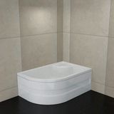 Sırduş SIRDUŞ 120*90 H 44 CM ASİMETRİK SAĞ MİNİ OTURMALI KÜVET - Sağ 120 x 90 cm