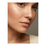 Sirena Accessories 925 Ayar Gümüş Delik Gerektirmeyen Sıkıştırmalı Halka Burun Piercingi