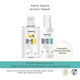 Sirenol Natural Siyah Nokta Ve Sivilce Karşıtı Niacinamide Cilt Bakım Seti 60 mL / 300 mL - Sirenol Temizleyici Dengeleyici Set Tonik Dengeleyici Krem