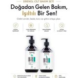 Sirenol Organik 2'li Bebek Bakım Seti - ( Şampuan +Vücut Losyonu ) 400 mL / 250 mL - Beyaz