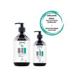 Sirenol Organik Bebek Saç Vücut Şampuanı 400 ml ve Sirenol Organik Bebek Losyonu - Yenidoğan 250 ml Set - Beyaz