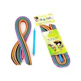 Sırımsı Quiling Seti Kağıt Katlama Kıvırma Sanatı Quilling 5 mm x 30 cm