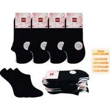 Şirin 4027 Penye Dikişsiz Bayan Sneakers Çorap 6'li - 36 - 40 - Siyah