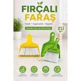 Şirin Aksesuar Home Fırçalı Faraş Seti – Ergonomik El Süpürgesi, Masa, Mutfak ve Tezgah Temizlik Aparatı