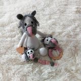Sirin At Seti Yeni Dogan Takimi Amigurumi Organik Oyuncak