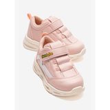 Şirin Bebe Unisex Çocuk Pembe Günlük Işıklı Spor Ayakkabı Bebe