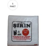 Şirin Beyaz Kalın Atlet Poşet Büyük Boy 30X57 cm 1 kg 5 Paket (Takriben 225 Adet) - 30 x 57 cm