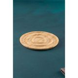 Şirin Eşyalarım Bambu Yuvarlak Bölmeli Sunum Tabak - 25 cm