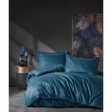 Şirin Eşyalarım Elegant Stripe Saten Çift Kişilik Nevresim Takımı Mavi - Standart - Axel