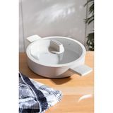 Şirin Eşyalarım Masterkoch Basık Tencere - 26 cm - Beyaz