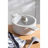 Şirin Eşyalarım Masterkoch Derin Tencere - 24 cm - Beyaz