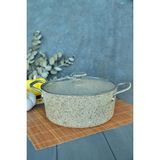 Şirin Eşyalarım Oms Indüksiyon Tabanlı Granit Derin Tencere 26 cm - Siyah - 100 cm