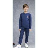 Şirin Giyim Elsima A3160 Erkek Çocuk Pijama Takımı - 4 Yaş - 09L-Lacivert