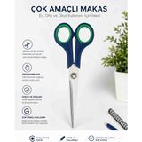 Şirin Home Çok Amaçlı Makas – Ev, Ofis, Okul Makası Ergonomik Tutma Saplı, Paslanmaz Makas