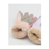 Şirin Pembe Hello Kitty Sanrio Profesyonel Kayak Snowboard Kar Eldiveni pembe 9-12 Yaş