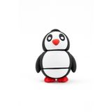 Şirin Penguen Stres Giderici Oyuncak Hareketli Hediyelik Dekoratif Aksesuar Çanta Süsü Anahtarlık Yanında Yavru Penguen ve Anahtarlık Seti Hediyeli 6 cm