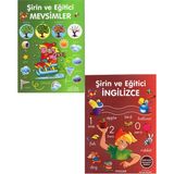 Şirin ve Eğitici Mevsimler - İngilizce Seti 2 Kitap