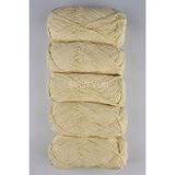 Şirin Yün Natural Cotton El Örgü İpi 5'li Paket Açık Sarı