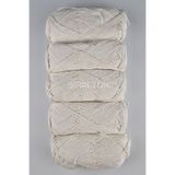 Şirin Yün Natural Cotton El Örgü İpi 5'li Paket Ekru