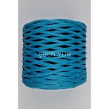 Şirin Yün Rafya Ipi,kağıt Ip, Çanta Şapka Supla Ipi 200 Gram Koyu Turkuaz G61