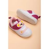 Şirinbebe Ortopedik Kız Bebek İlkadım Ayakkabı Fuşya Cırtlı Anorak