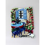 Şirince Polyester Kabartmalı Magnet 5 X 6,5 Cm Dekoratif Hediyelik Buzdolabı Süsü (Kod:1691)
