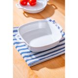 şirineşyalarım Porselen Kare Kulplu Derin Orta Boy Meze Tabak 12 cm / 1 Adet