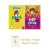 Şirinler - Aktivite Kitabı 1 + Pırt Çocuk 3 - Kusmuk Deposuna Dalış + Yaramaz Tavşan Masalı