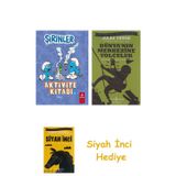 Şirinler - Aktivite Kitabı 4 + Dünyanın Merkezine Yolculuk + Siyah İnci Hediye